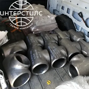 Стальной тройник равнопроходной 76 мм 10 мм 09Г2С ГОСТ 17376-2001 купить в Кургане